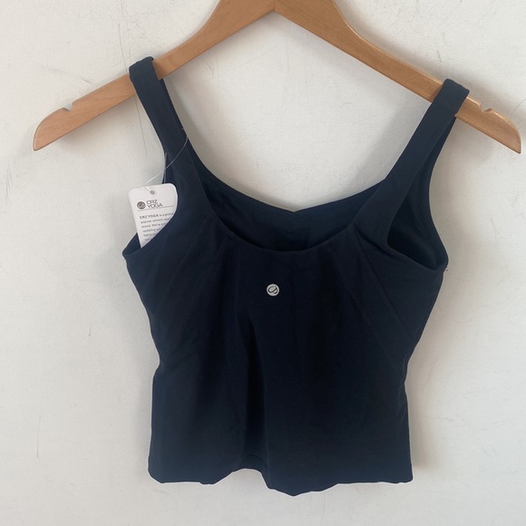 (A8) CRZ YOGA Butterluxe Womens V-Neck Workout Tank Top, Built in Bra, XS, NWT - Picture 6 of 7